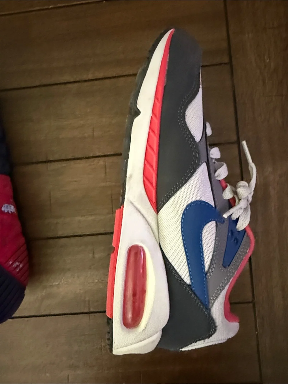 Nike Air Gray White Blue Pink Sneakers - Picture 6 of 8